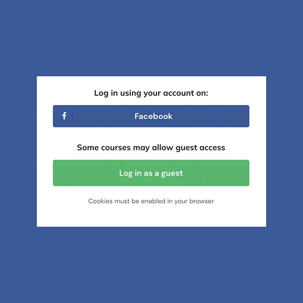 How To Add Facebook Login To Your Moodle 4.0+ Site - eLearning Themes